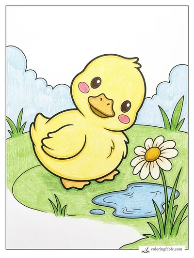 Colored example of this coloring page