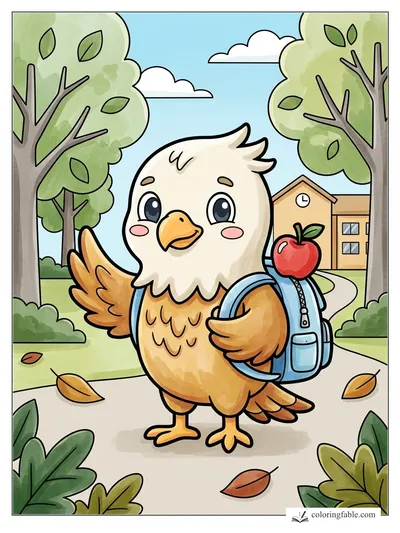Colored example of this coloring page