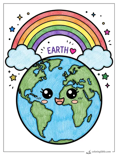 Colored example of this coloring page