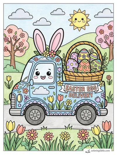 Colored example of this coloring page