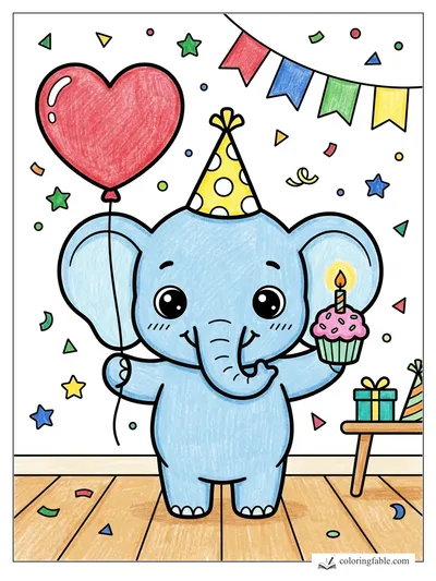 Colored example of this coloring page