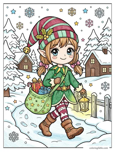Colored example of this coloring page