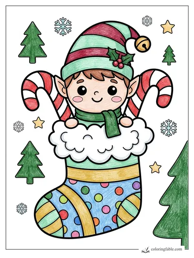 Colored example of this coloring page