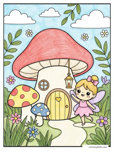 Colored example of this coloring page