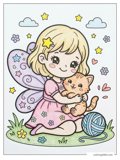 Colored example of this coloring page