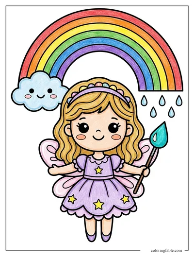 Colored example of this coloring page
