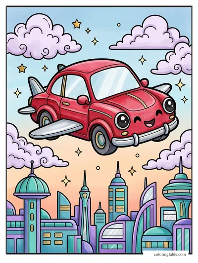 Colored example of this coloring page