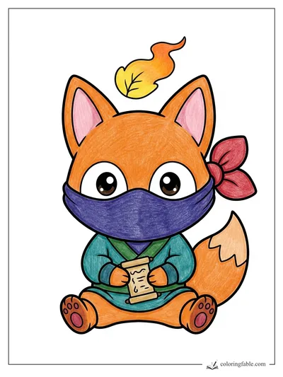 Colored example of this coloring page