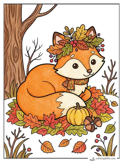 Colored example of this coloring page
