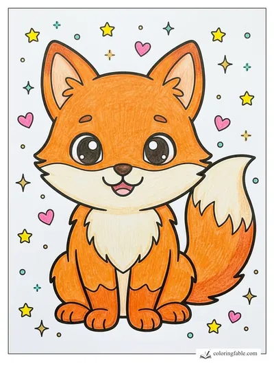 Colored example of this coloring page