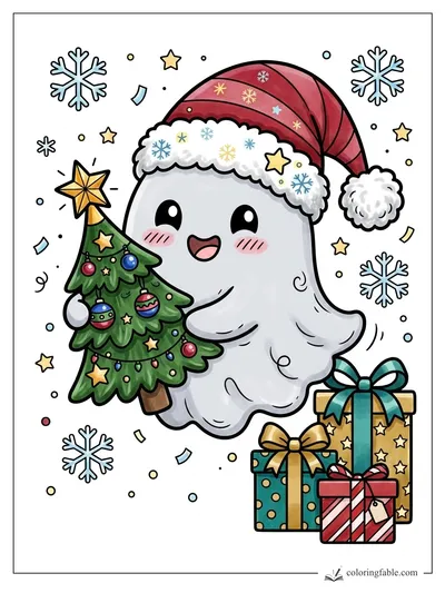 Colored example of this coloring page