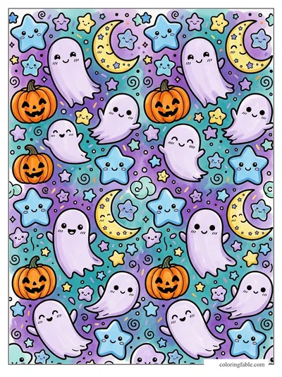 Colored example of this coloring page