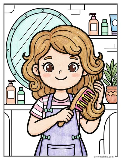 Colored example of this coloring page