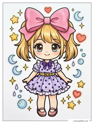 Colored example of this coloring page