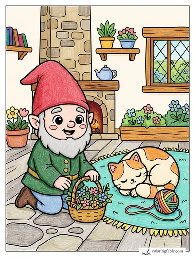 Colored example of this coloring page