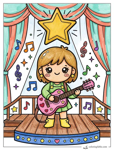 Colored example of this coloring page