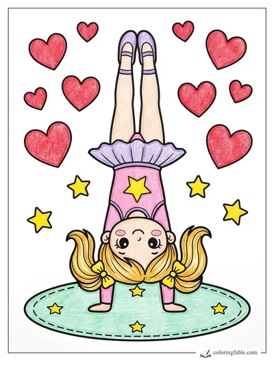 Colored example of this coloring page