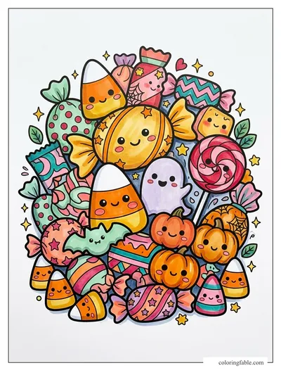 Colored example of this coloring page