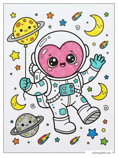 Colored example of this coloring page