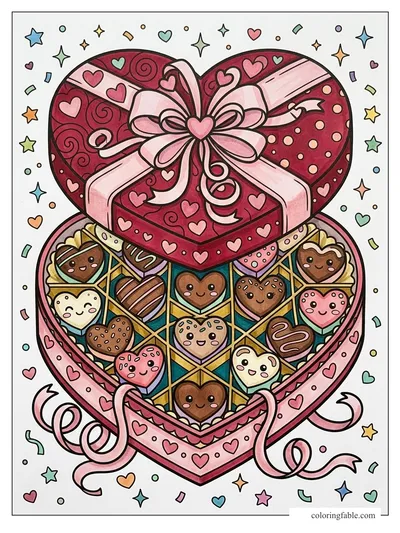 Colored example of this coloring page