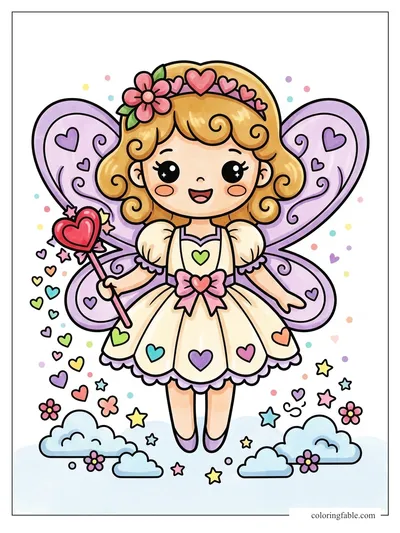 Colored example of this coloring page