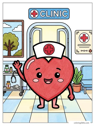 Colored example of this coloring page