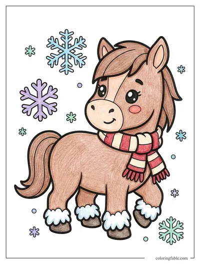 Colored example of this coloring page