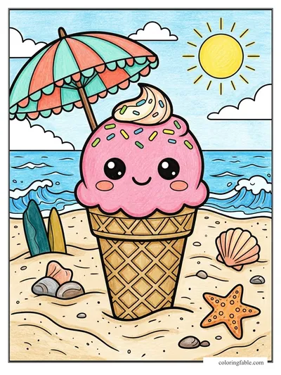 Colored example of this coloring page