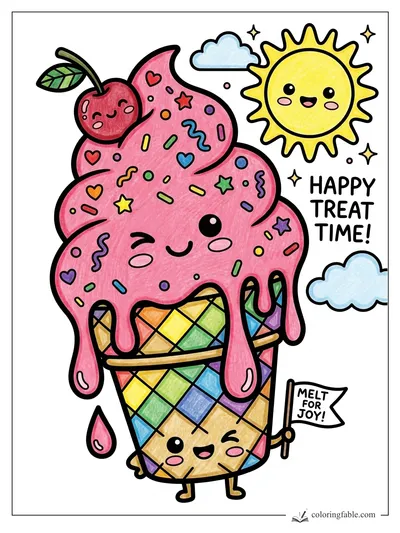 Colored example of this coloring page