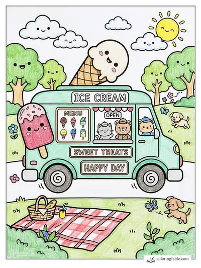 Colored example of this coloring page