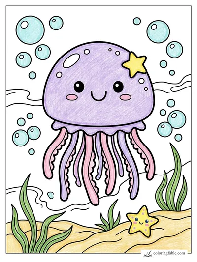 Colored example of this coloring page