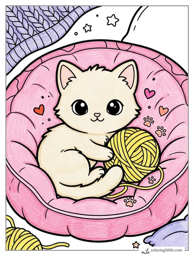 Colored example of this coloring page