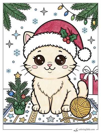 Colored example of this coloring page