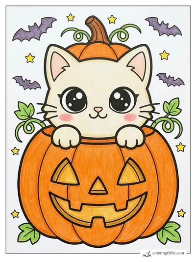 Colored example of this coloring page