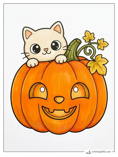 Colored example of this coloring page