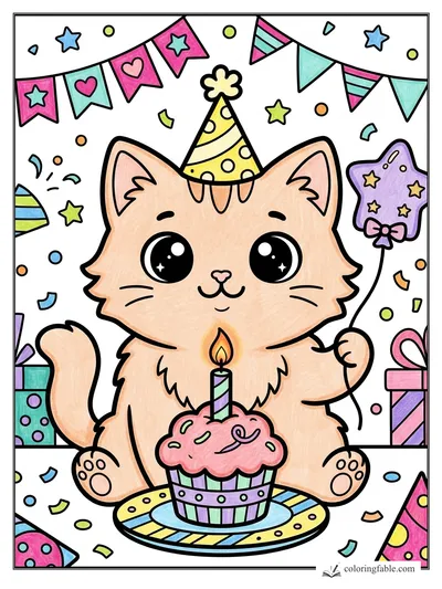 Colored example of this coloring page