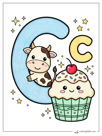 Colored example of this coloring page