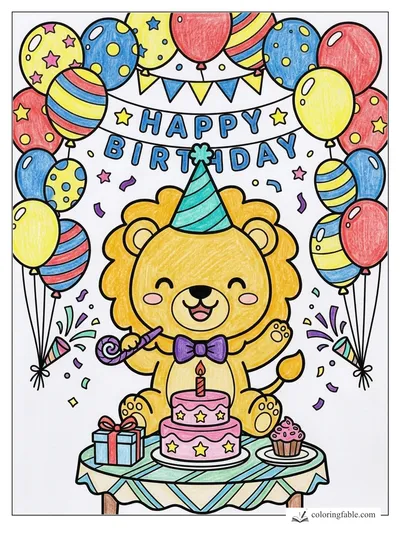 Colored example of this coloring page