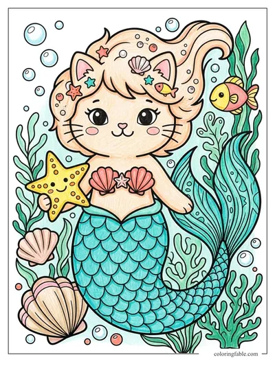 Colored example of this coloring page