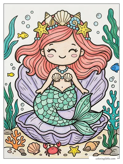 Colored example of this coloring page