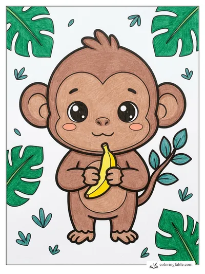 Colored example of this coloring page