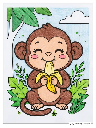 Colored example of this coloring page