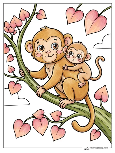 Colored example of this coloring page