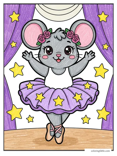Colored example of this coloring page