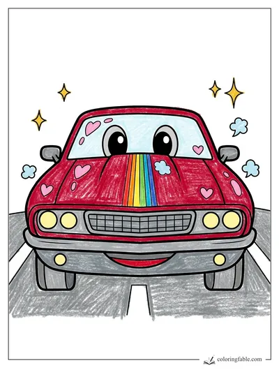Colored example of this coloring page