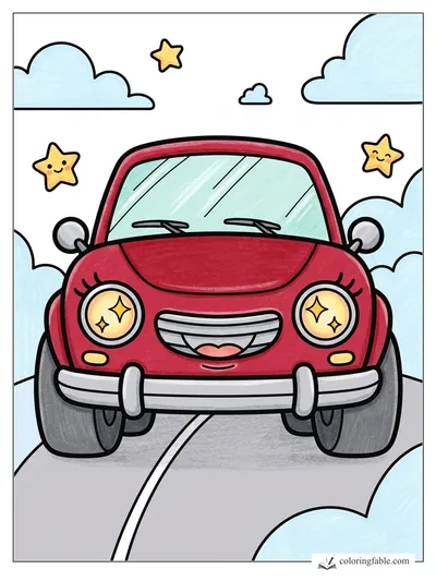 Colored example of this coloring page