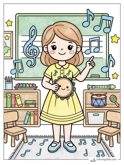 Colored example of this coloring page