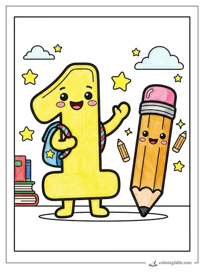 Colored example of this coloring page
