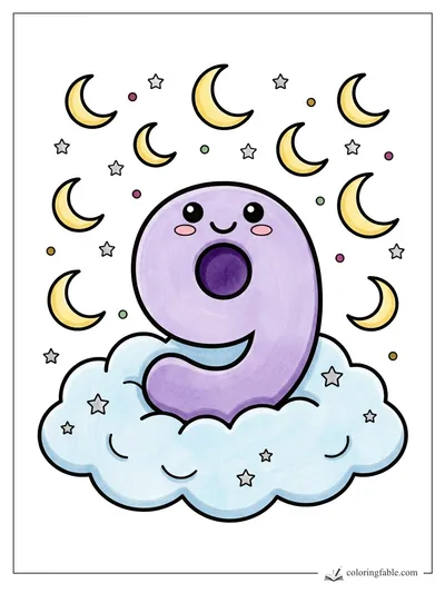 Colored example of this coloring page