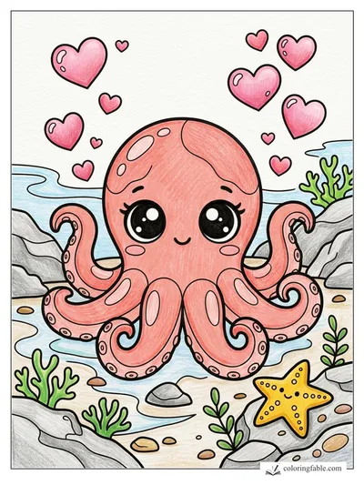 Colored example of this coloring page